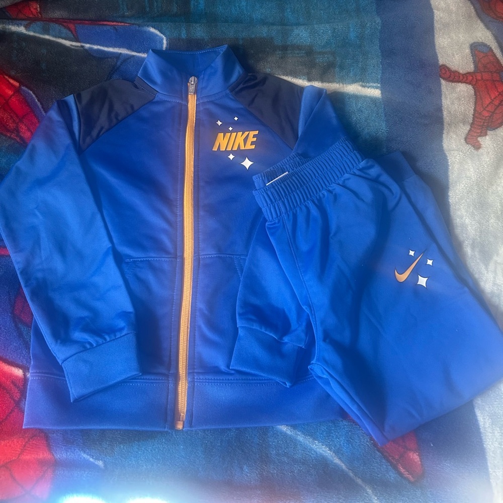 Nike Jogger zipper sweatsuit … blue sz 5t good condition